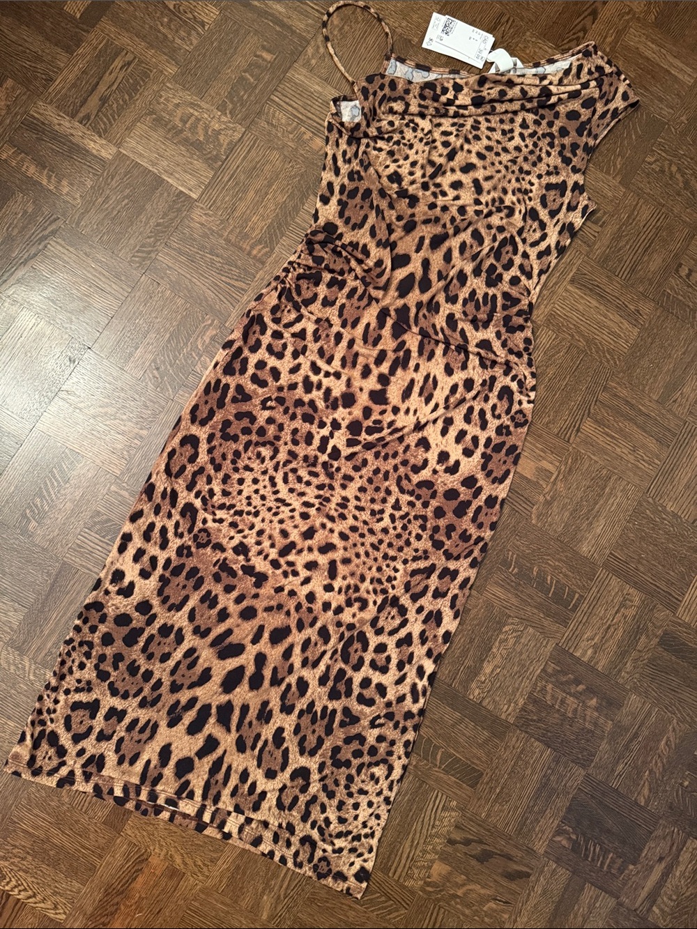 H&M Dolce & Gabbana vibes Leopard Print Dress size S